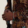 Gold Turquoise Heishi Beaded Bracelet - FR Gold Turquoise Heishi Beaded Bracelet - FR