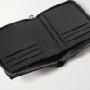 Zip-Around Intrecciato Leather Wallet - E1