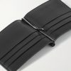 Cassette Intrecciato Leather Bifold Cardholder with Money Clip - E1 Cassette Intrecciato Leather Bifold Cardholder with Money Clip - E1