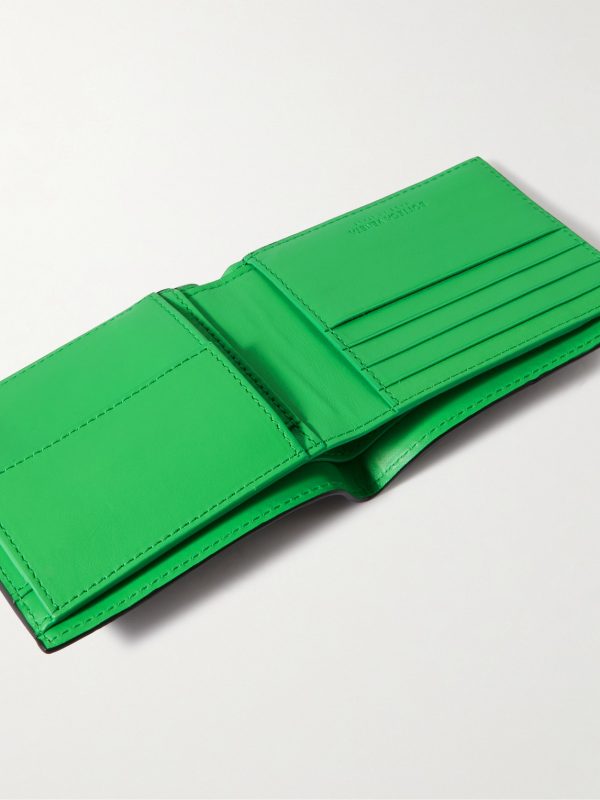 Intrecciato Leather Billfold Wallet - E1
