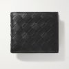 Intrecciato Leather Billfold Wallet
