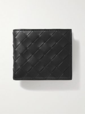 Intrecciato Leather Billfold Wallet