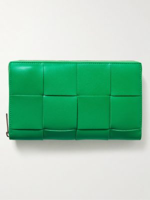 Intrecciato Leather Zip-Around Wallet Intrecciato Leather Zip-Around Wallet
