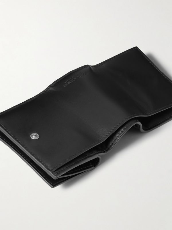 Intrecciato Leather Trifold Wallet - CU Intrecciato Leather Trifold Wallet - CU