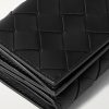 Intrecciato Leather Trifold Wallet - E1 Intrecciato Leather Trifold Wallet - E1