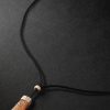 Gold, Topaz and Cord Necklace Gold, Topaz and Cord Necklace