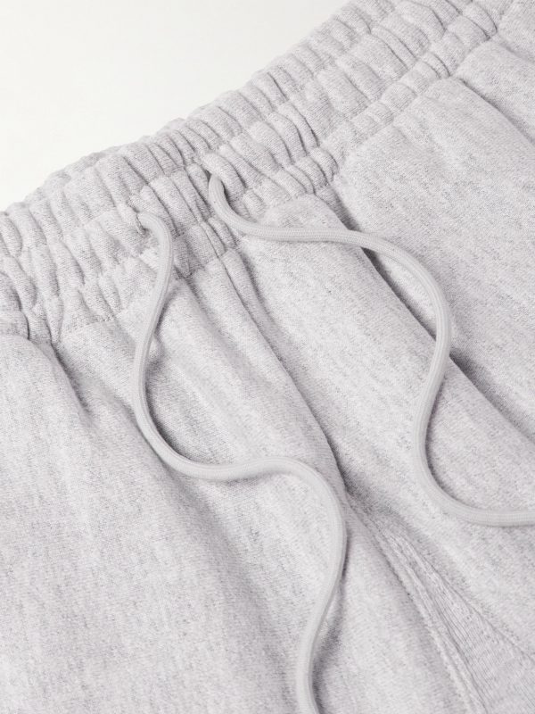 Straight-Leg Logo-Embroidered Cotton-Jersey Sweatpants - E1 Straight-Leg Logo-Embroidered Cotton-Jersey Sweatpants - E1