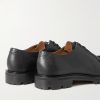 Jacques Pebble-Grain Leather Derby Shoes - BK Jacques Pebble-Grain Leather Derby Shoes - BK