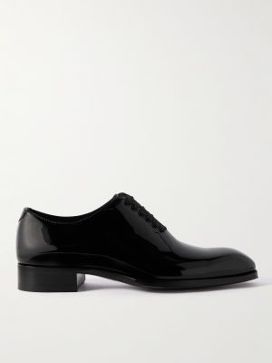 Elkan Whole-Cut Patent-Leather Oxford Shoes Elkan Whole-Cut Patent-Leather Oxford Shoes