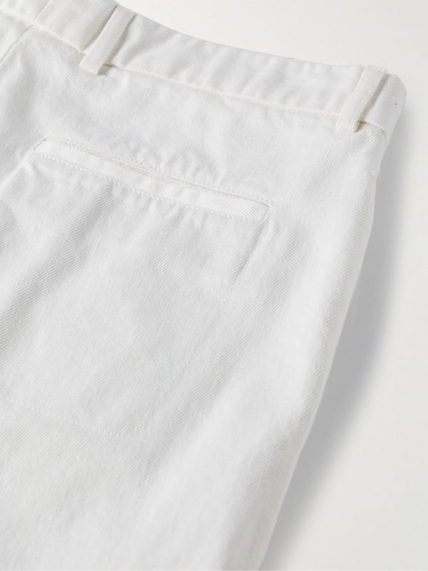 Merse Straight-Leg Cotton-Twill Trousers - CU Merse Straight-Leg Cotton-Twill Trousers - CU
