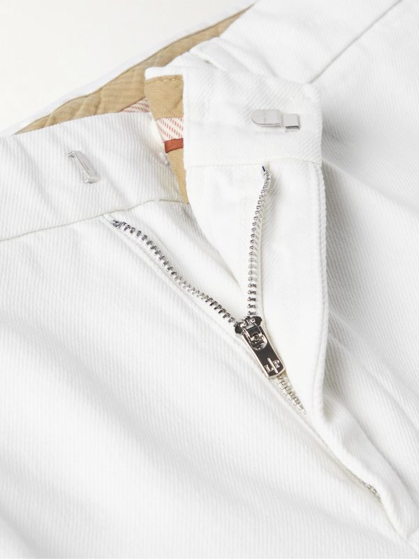 Merse Straight-Leg Cotton-Twill Trousers - E1 Merse Straight-Leg Cotton-Twill Trousers - E1