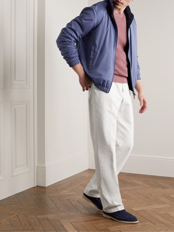 Merse Straight-Leg Cotton-Twill Trousers - OU Merse Straight-Leg Cotton-Twill Trousers - OU