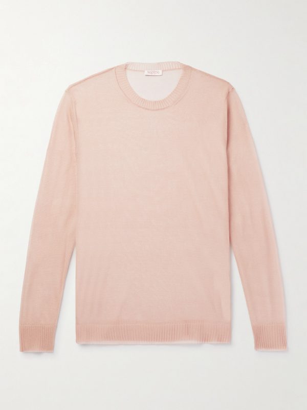 Slim-Fit Silk Sweater Slim-Fit Silk Sweater