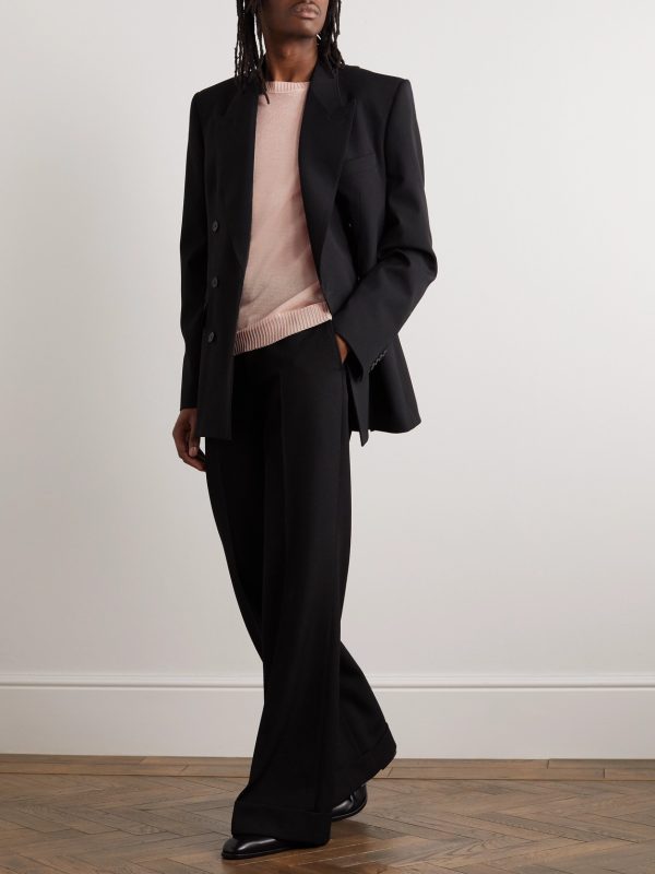 Slim-Fit Silk Sweater - OU Slim-Fit Silk Sweater - OU