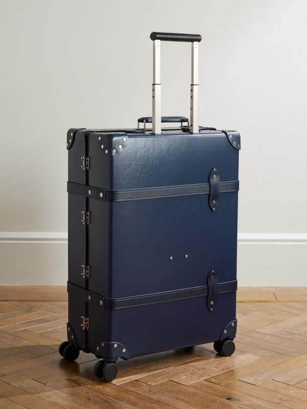 Centenary 30" Leather-Trimmed Suitcase - BK
