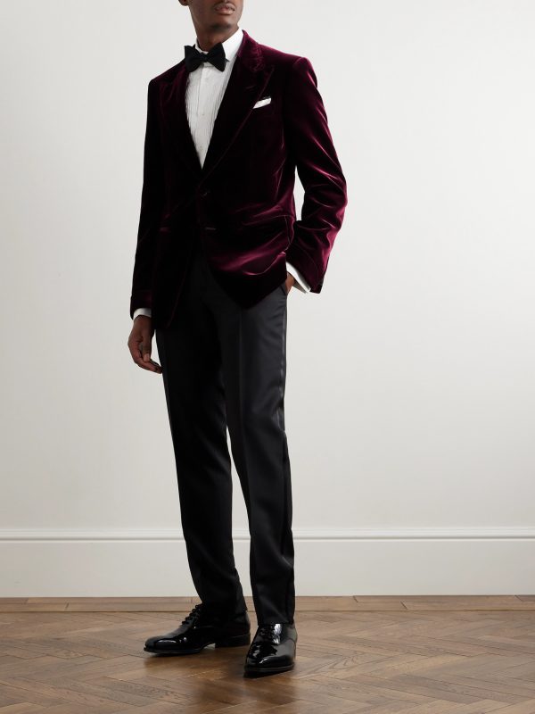 Shelton Velvet Tuxedo Jacket - OU