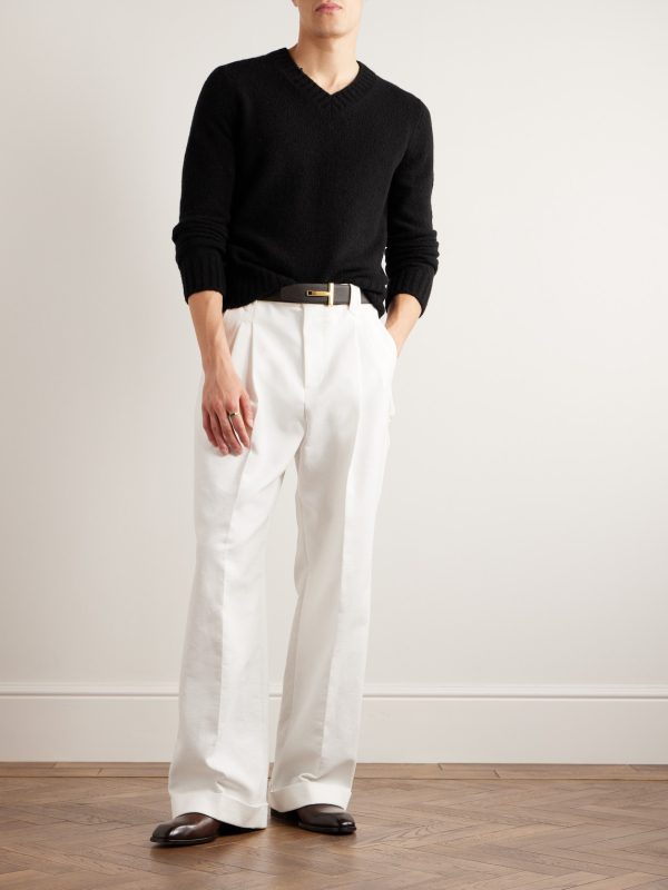 Cashmere-Blend Sweater - OU