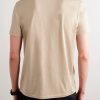 Logo-Embroidered Lyocell and Cotton-Blend Jersey T-Shirt - BK Logo-Embroidered Lyocell and Cotton-Blend Jersey T-Shirt - BK