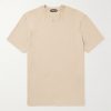 Logo-Embroidered Lyocell and Cotton-Blend Jersey T-Shirt Logo-Embroidered Lyocell and Cotton-Blend Jersey T-Shirt