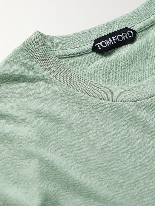 Cotton-Blend Jersey T-Shirt - CU Cotton-Blend Jersey T-Shirt - CU