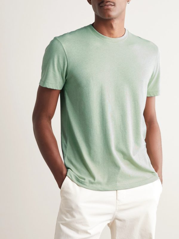 Cotton-Blend Jersey T-Shirt - FR Cotton-Blend Jersey T-Shirt - FR