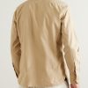 Panama Garment-Dyed Brushed-Cotton Shirt - BK