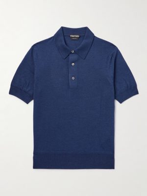 Slim-Fit Cashmere and Silk-Blend Sweater Slim-Fit Cashmere and Silk-Blend Sweater