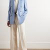 Atticus Double-Breasted Mohair and Wool-Blend Suit Jacket - OU Atticus Double-Breasted Mohair and Wool-Blend Suit Jacket - OU