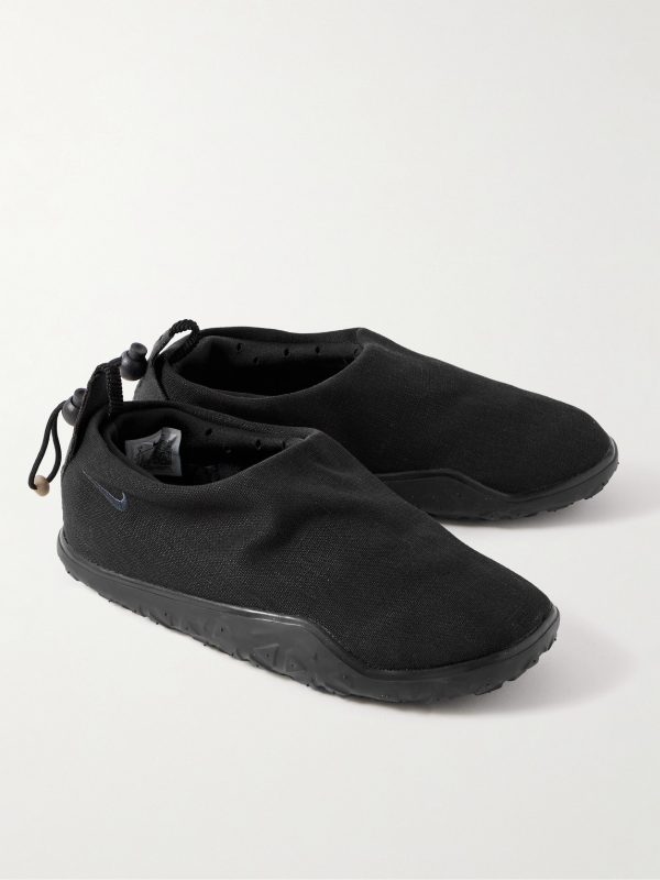 ACG Moc Leather-Trimmed Canvas Sneakers - FR ACG Moc Leather-Trimmed Canvas Sneakers - FR