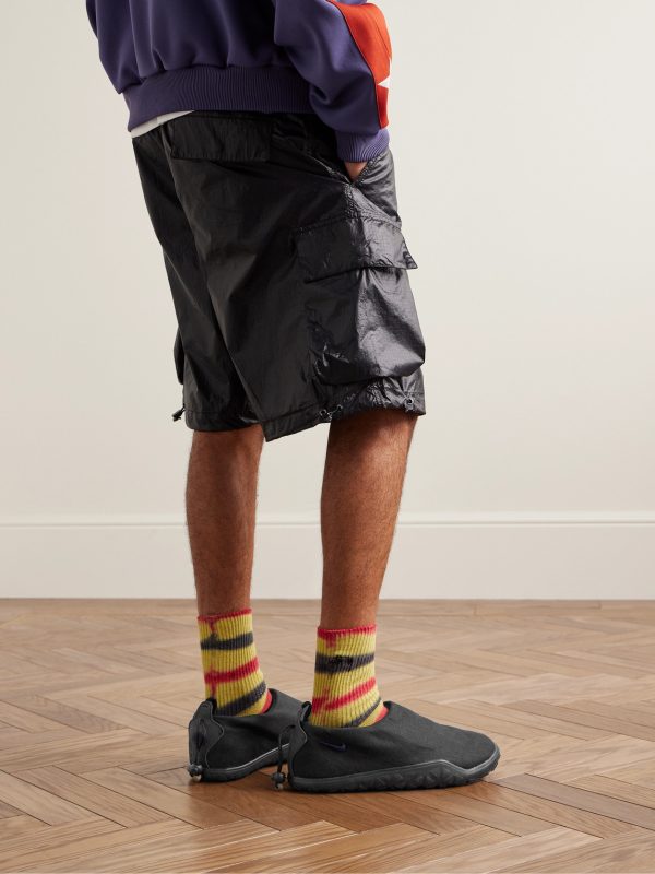ACG Moc Leather-Trimmed Canvas Sneakers - OU ACG Moc Leather-Trimmed Canvas Sneakers - OU
