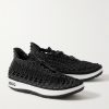 ACG Watercat+ Woven Leather and Rubber-Trimmed Woven Sneakers - FR ACG Watercat+ Woven Leather and Rubber-Trimmed Woven Sneakers - FR