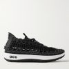 ACG Watercat+ Woven Leather and Rubber-Trimmed Woven Sneakers ACG Watercat+ Woven Leather and Rubber-Trimmed Woven Sneakers
