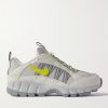 Air Humara QS Leather-Trimmed Mesh Sneakers