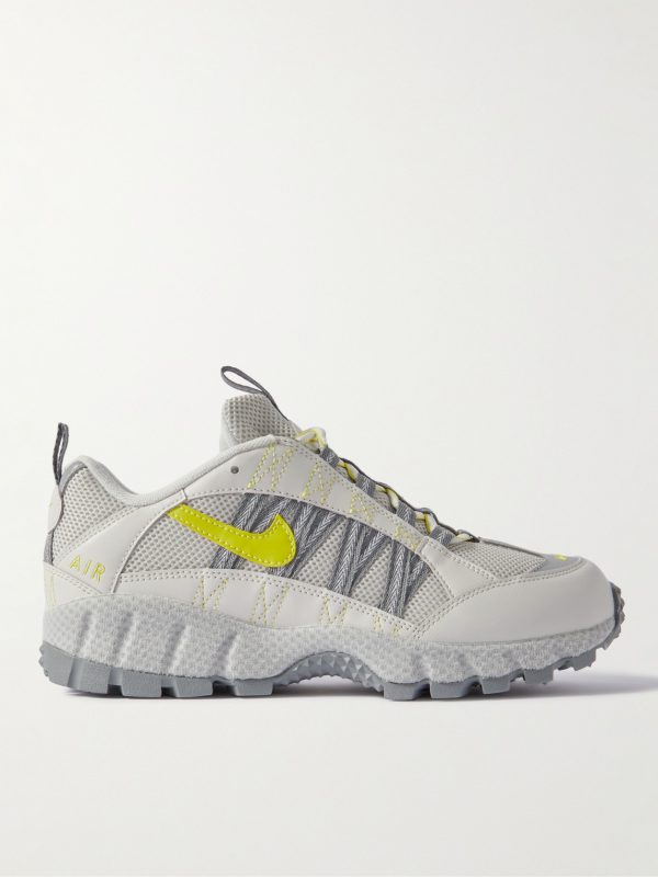 Air Humara QS Leather-Trimmed Mesh Sneakers