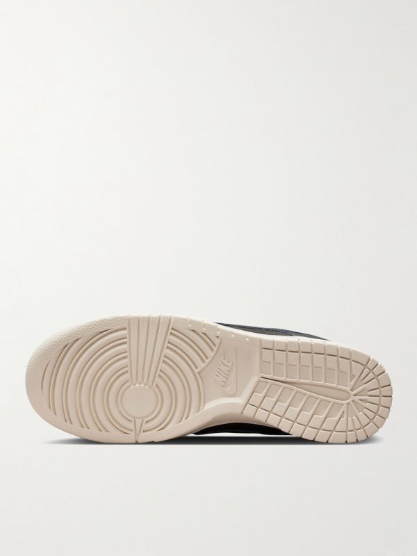Dunk Low Retro PRM NBHD Leather-Trimmed Canvas Sneakers - E2