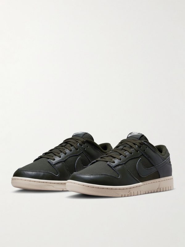 Dunk Low Retro PRM NBHD Leather-Trimmed Canvas Sneakers - FR