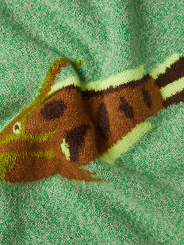 Sealife Jacquard-Knit Cashmere-Blend Sweater - E1 Sealife Jacquard-Knit Cashmere-Blend Sweater - E1