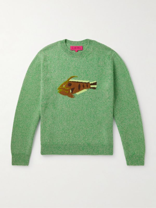 Sealife Jacquard-Knit Cashmere-Blend Sweater Sealife Jacquard-Knit Cashmere-Blend Sweater