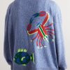 Sealife Jacquard-Knit Cashmere Cardigan - BK Sealife Jacquard-Knit Cashmere Cardigan - BK
