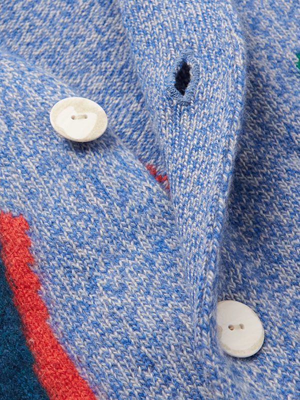 Sealife Jacquard-Knit Cashmere Cardigan - CU Sealife Jacquard-Knit Cashmere Cardigan - CU