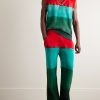 Embroidered Tie-Dyed Cashmere Sweater Vest - OU