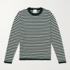 Striped Cotton-Blend Sweater