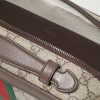 Ophidia Small Leather-Trimmed Monogrammed Coated-Canvas Shoulder Bag - E1 Ophidia Small Leather-Trimmed Monogrammed Coated-Canvas Shoulder Bag - E1