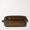 Formula 1003 Scritto Venezia Leather Wash Bag