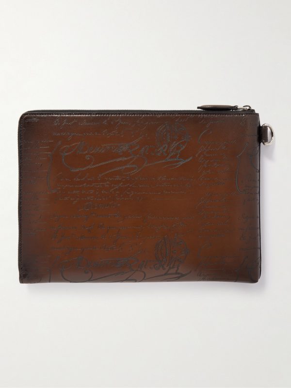 Nino Scritto Venezia Leather Pouch - BK