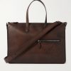 Perspective Scritto Venezia Full-Grain Leather Tote Bag Perspective Scritto Venezia Full-Grain Leather Tote Bag
