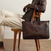Perspective Scritto Venezia Full-Grain Leather Tote Bag - OU Perspective Scritto Venezia Full-Grain Leather Tote Bag - OU