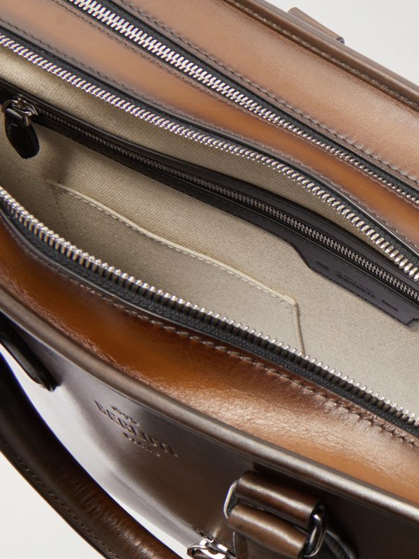 2 Jour Neo Scritto Venezia Leather Briefcase - E1 2 Jour Neo Scritto Venezia Leather Briefcase - E1