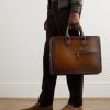 2 Jour Neo Scritto Venezia Leather Briefcase - E2 2 Jour Neo Scritto Venezia Leather Briefcase - E2