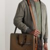 2 Jour Neo Scritto Venezia Leather Briefcase - OU 2 Jour Neo Scritto Venezia Leather Briefcase - OU